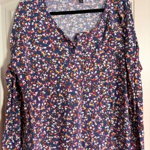 Tribal Floral Multicolor Women's Top